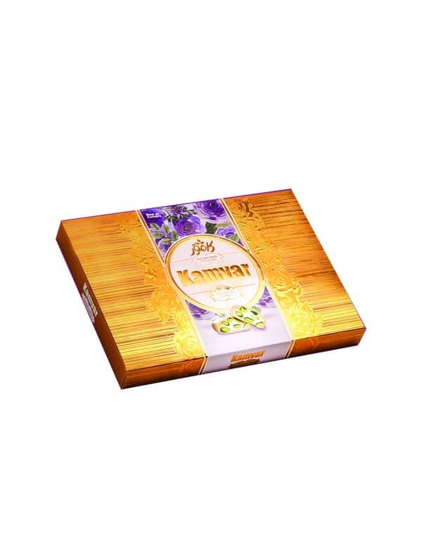 Kamvar Sugar-Free Persian Gaz Nougat with Pistachios & Almonds (18% Nuts) 230g