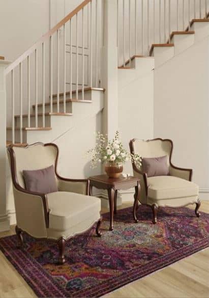 DELAN Classic Sofa  Solid Beech Wood Frame & High-Density Foam Upholstery