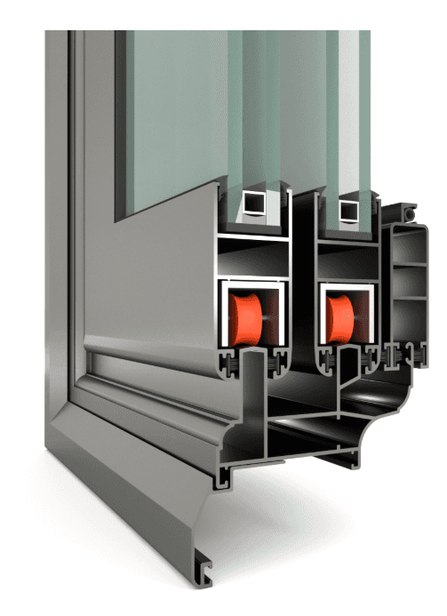 normal sliding door and window system  AS 55