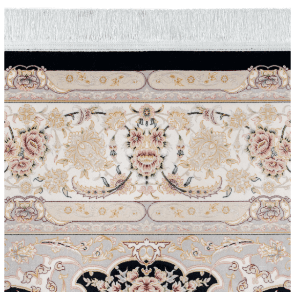 Pile Material Acrylic Rug, Classic Collection-Navy blue 10ES0200