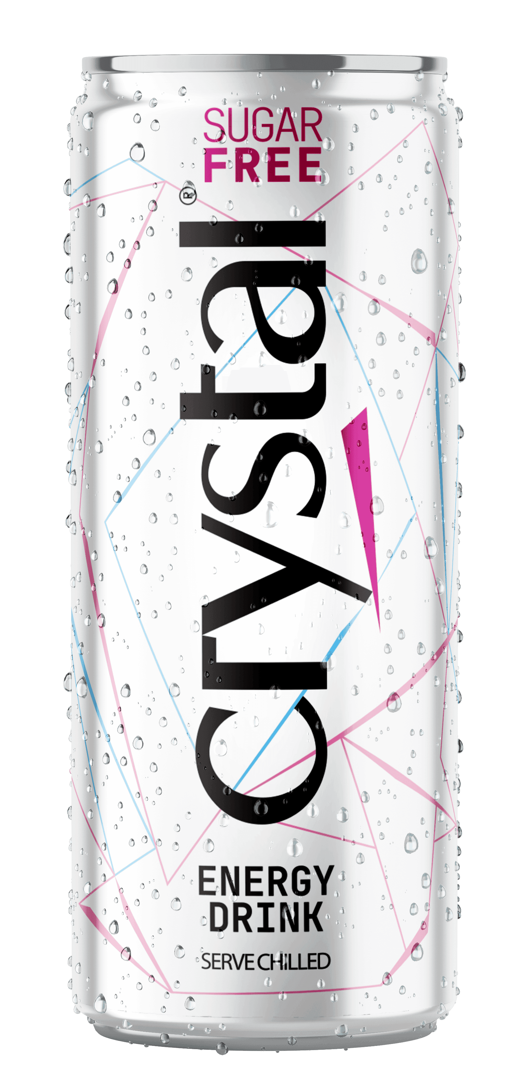Crystal Energy Drink  Classic & Sugar Free Vitamin Energy Beverage 250ml
