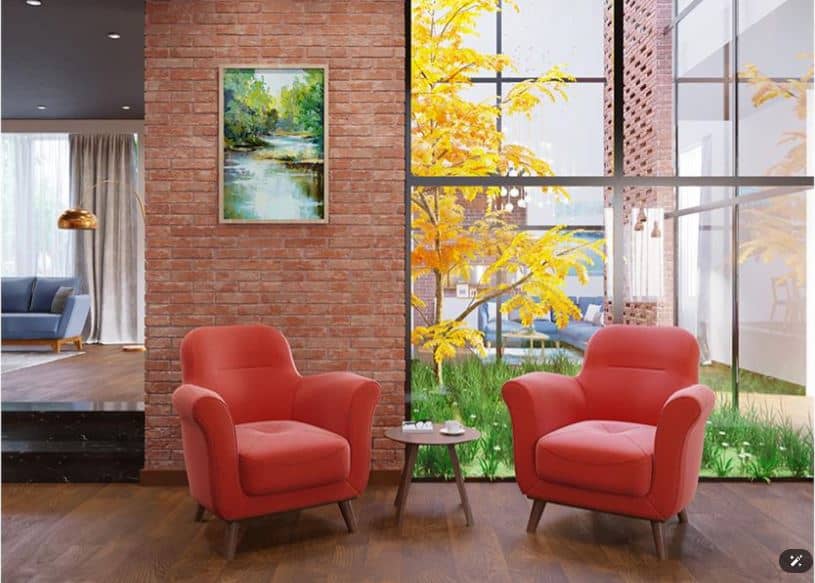 NIVAN Post-Modern Sofa , Fir & Plywood Frame with High-Density Sponge
