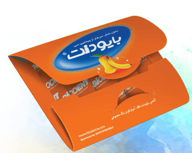 Vitamin C Chewing Gum with Banana and Mango Flavor