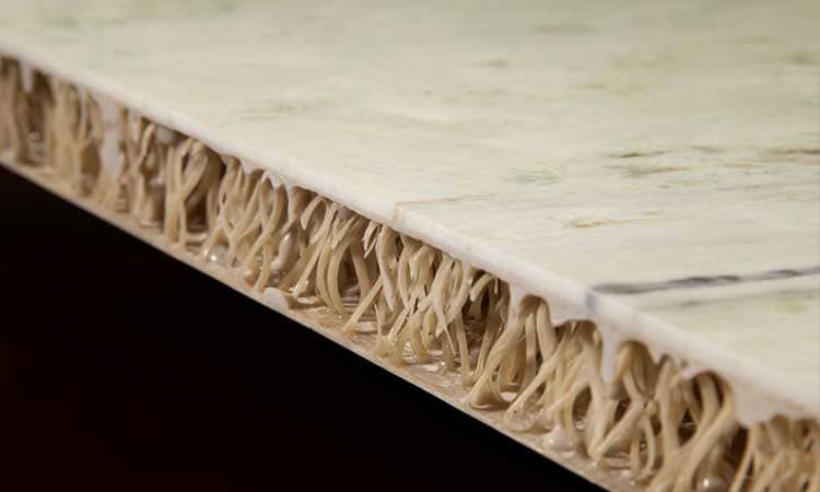 3D Composite Honeycomb Stone Backing Panel Ultra-Light, High Strength
