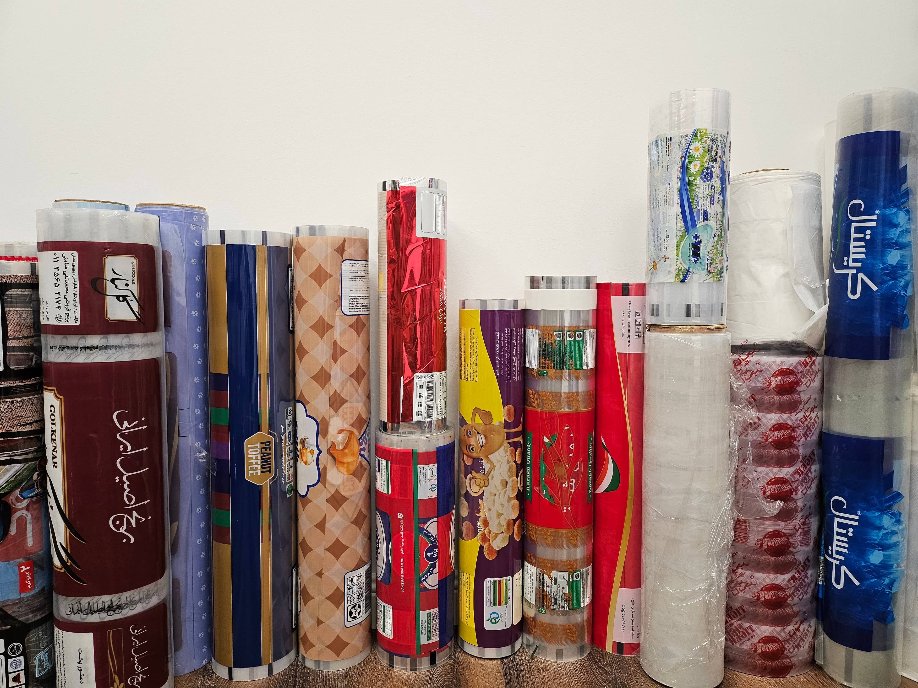 polyethylene and bopp and pet film and pachaging