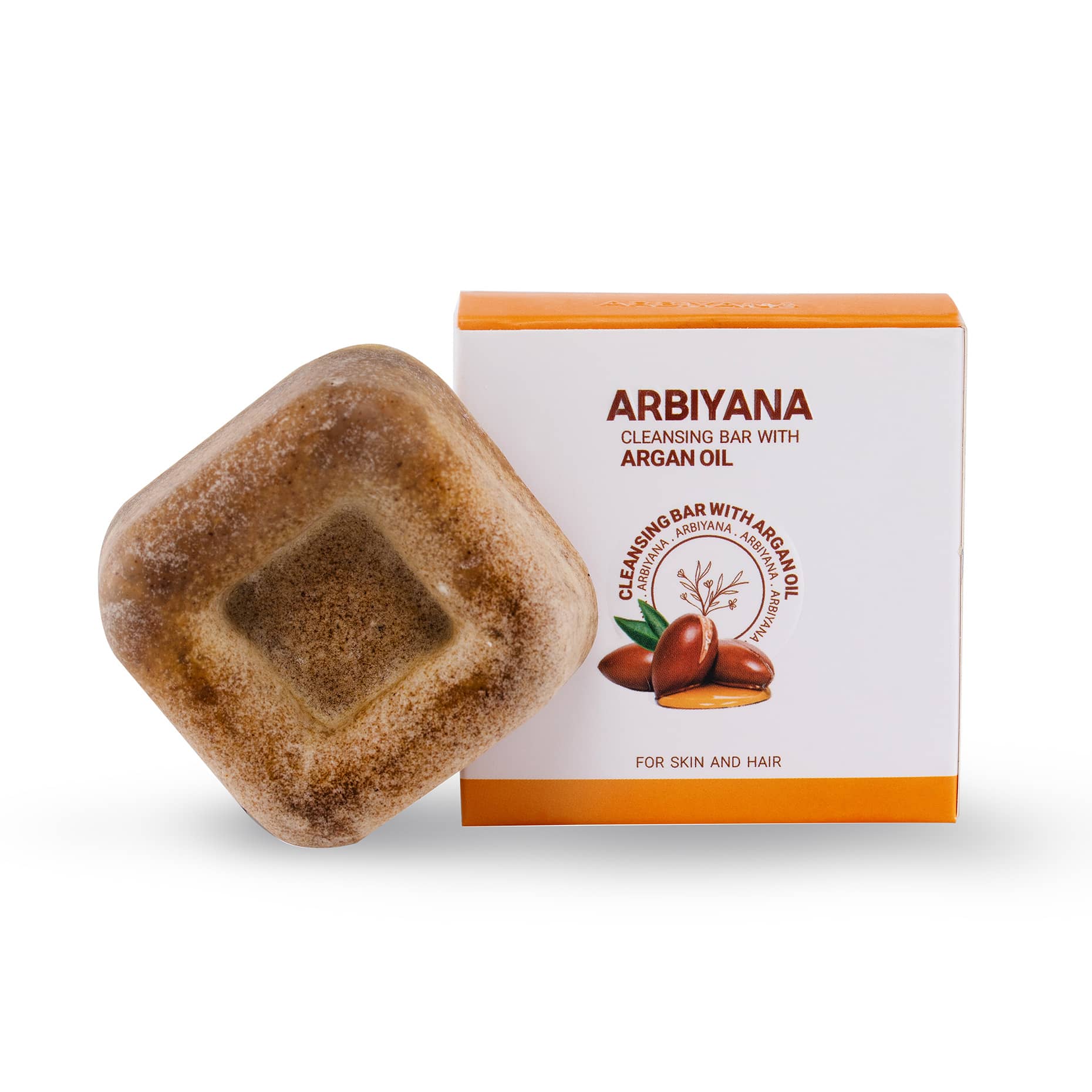 Arbiana Argan Oil Herbal Cleansing Bar for Face & Body  60 g