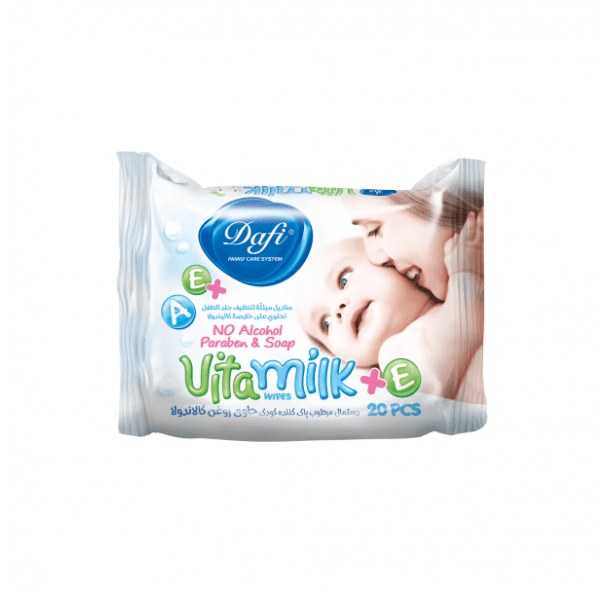 Vitamilk baby wet wipes containing calendula, 20 sheets