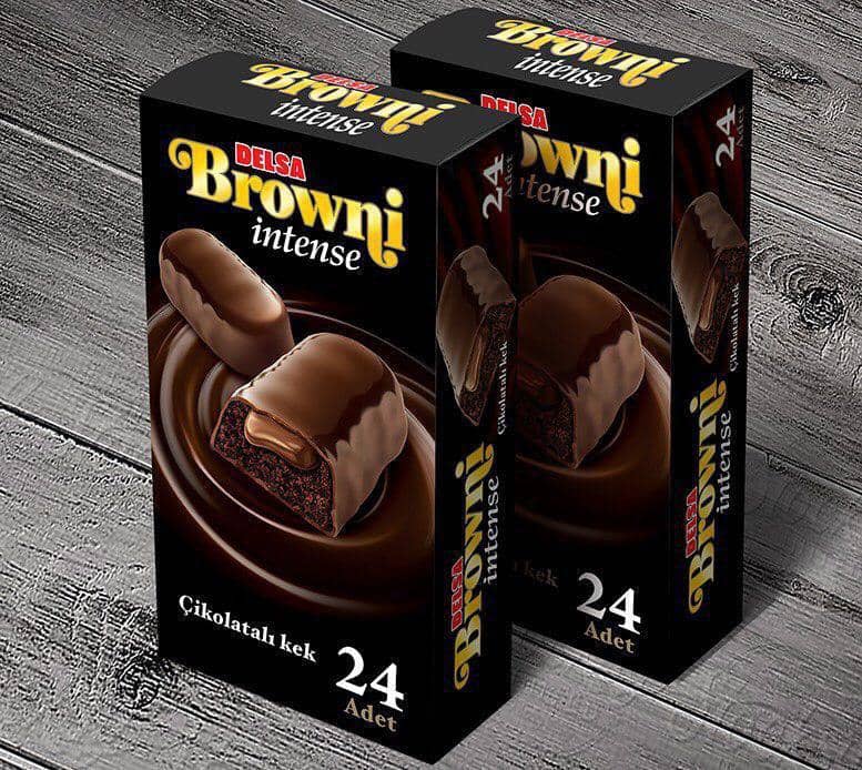 Delsa Brownie Intense Chocolate Filled Cake