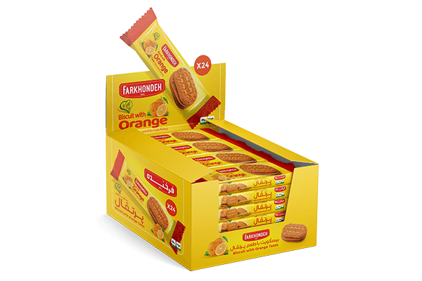 Farkhondeh Biscuit with Orange Taste-32gr