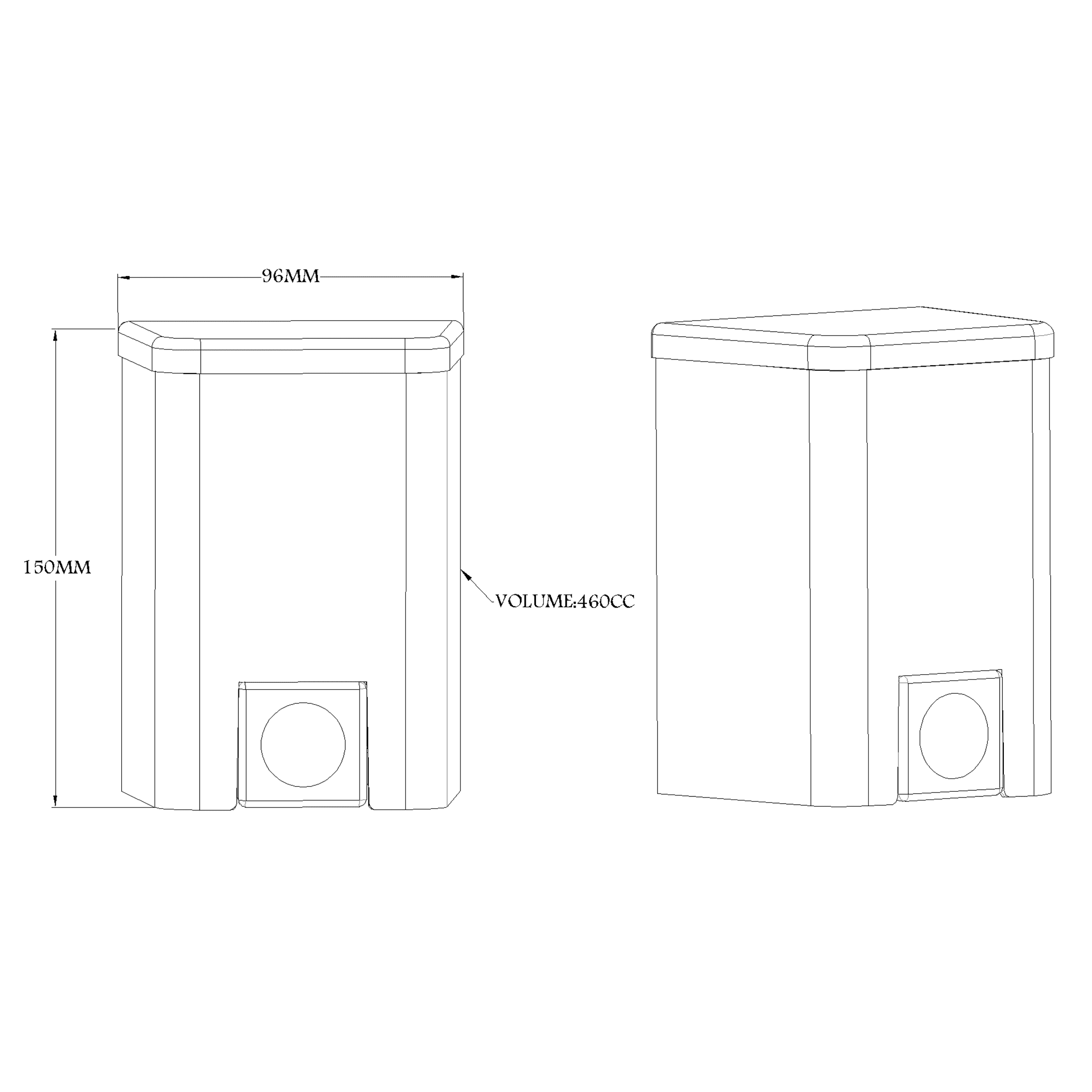 Liquid soap dispenser 