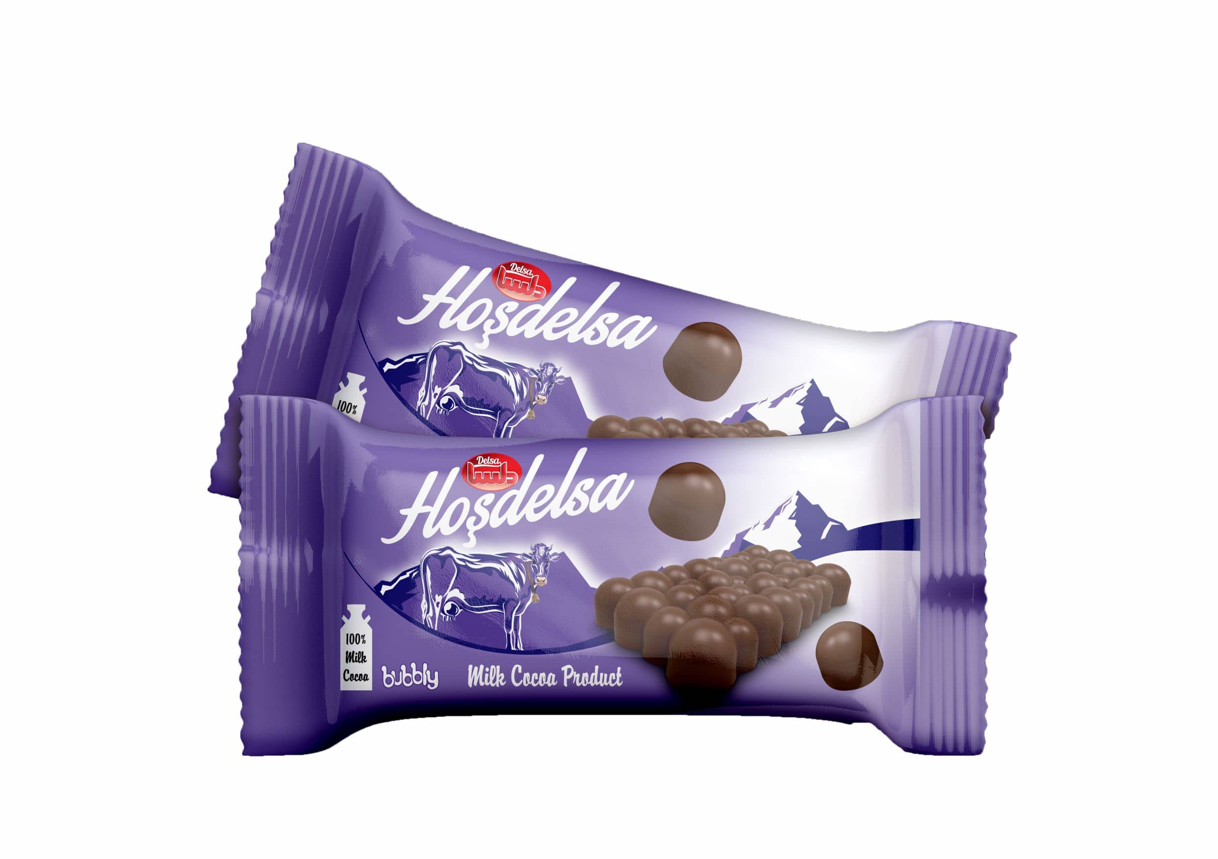 Delsa Bubbly Milk Cocoa Chocolate Bar