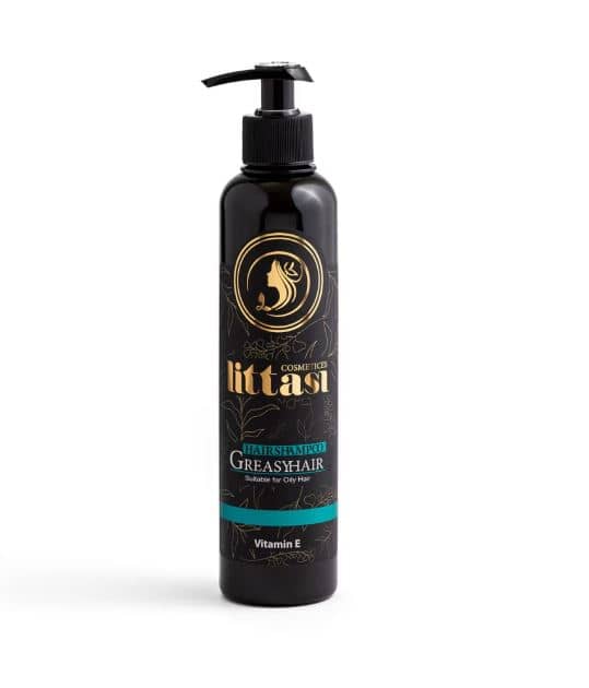 Littasi Oil Control & Deep Cleansing Shampoo with Vitamin E Sebum Balancing Volumizing Shampoo for Oily & Normal Hair, Healthy Scalp Care (320 ml)