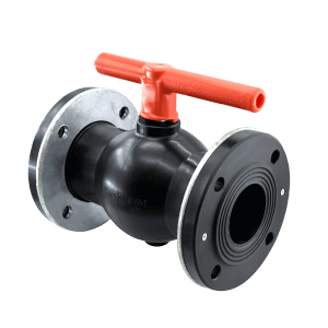 Double-ended flanged ball valve