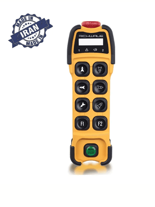 RichWave TE-S801A / TE-S802A  8-Button Single-Speed Overhead Crane Remote Control Transmitter