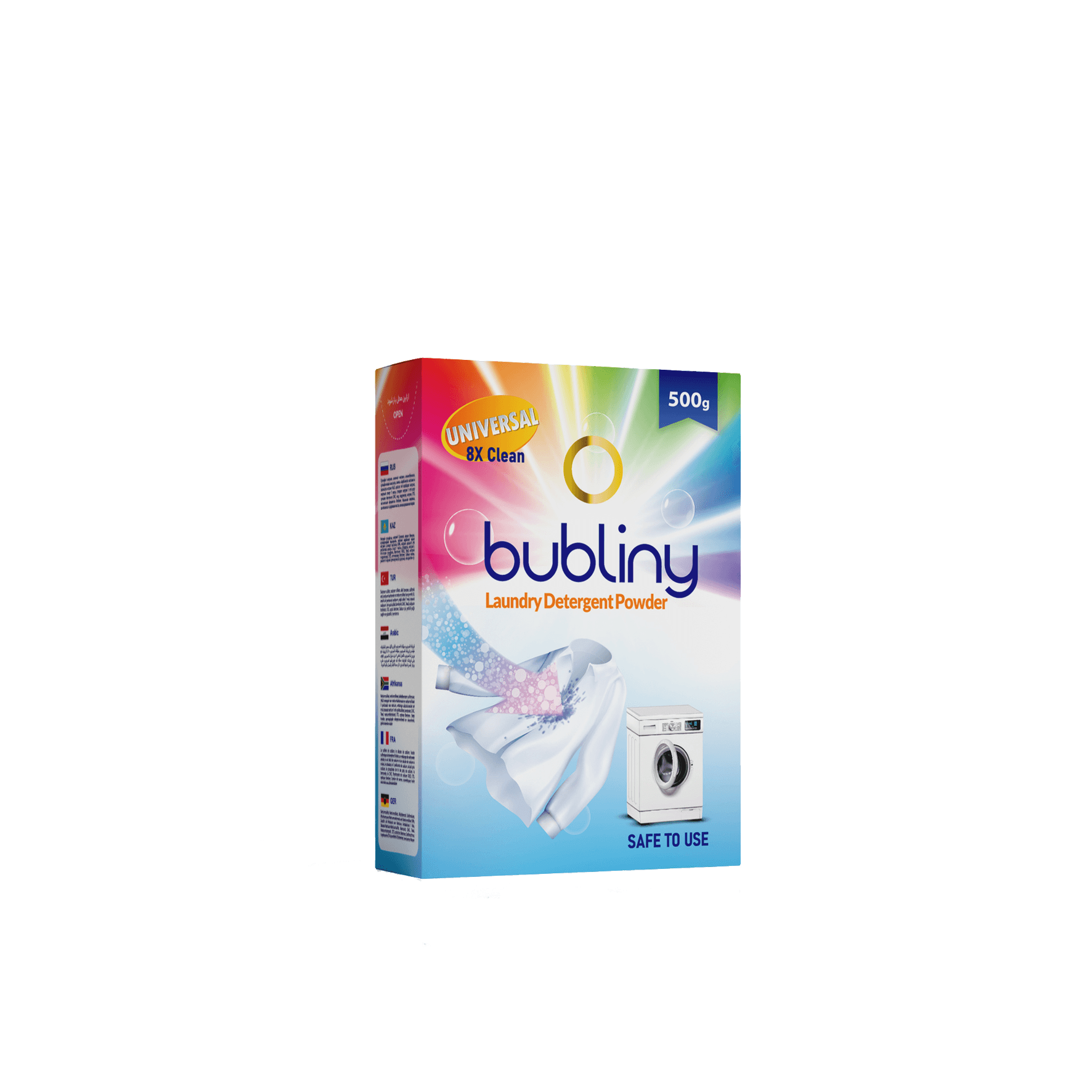 Bubbleini 500g Washing Machine Powder