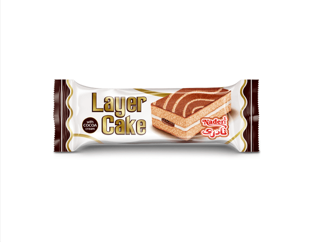 Cocoa flavor layer cake