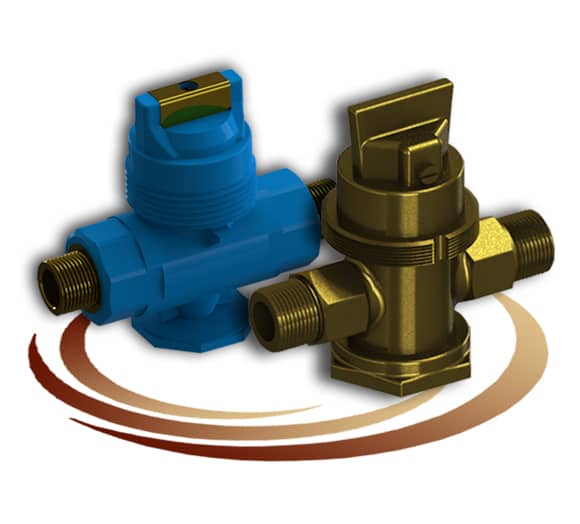 Brass & Polymer Cut-Off Valve (Dual-Material Isolation Valve)