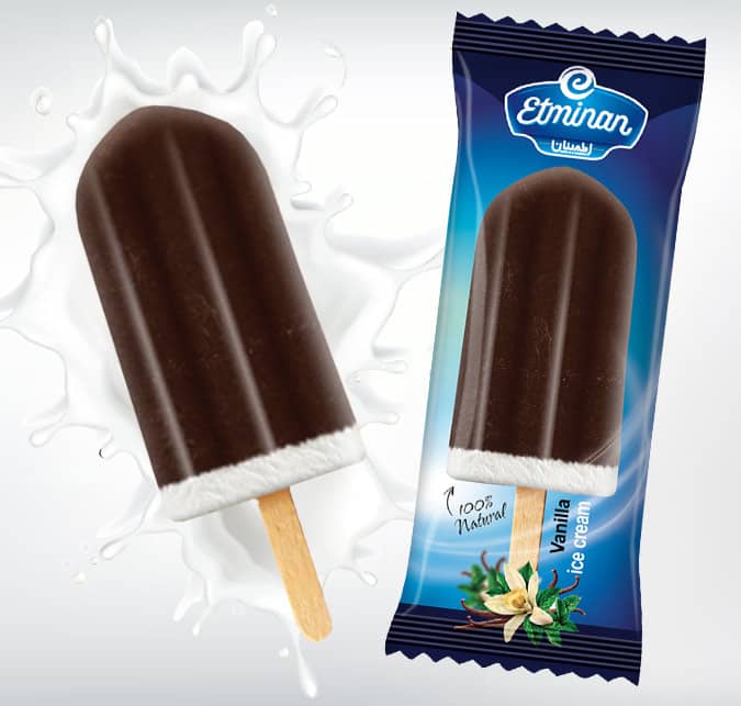 Coated Dairy Ice Cream Bar with Fruit & Chocolate Flavors