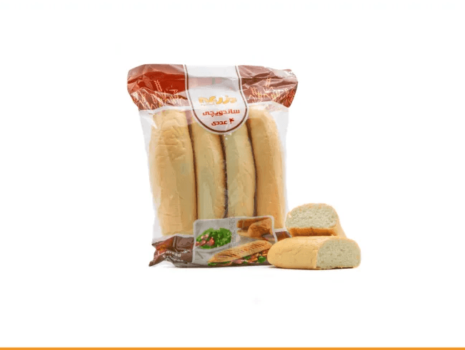 4Pieces Of Hoagie Rolls Bread  375g