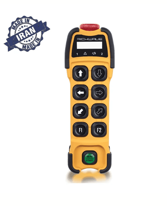 RichWave TE-S801A / TE-S802A 8-Button Single-Speed Overhead Crane Remote Control Transmitter