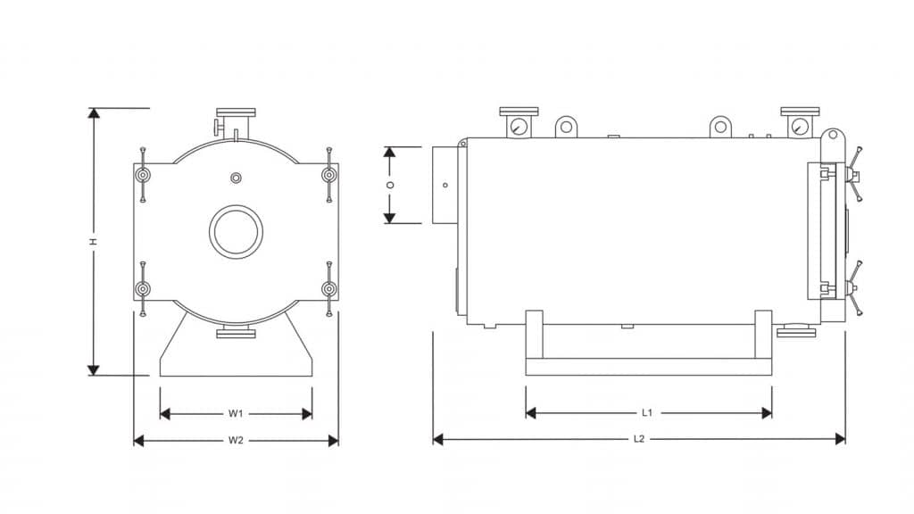 Two Pass Warm Water Boiler