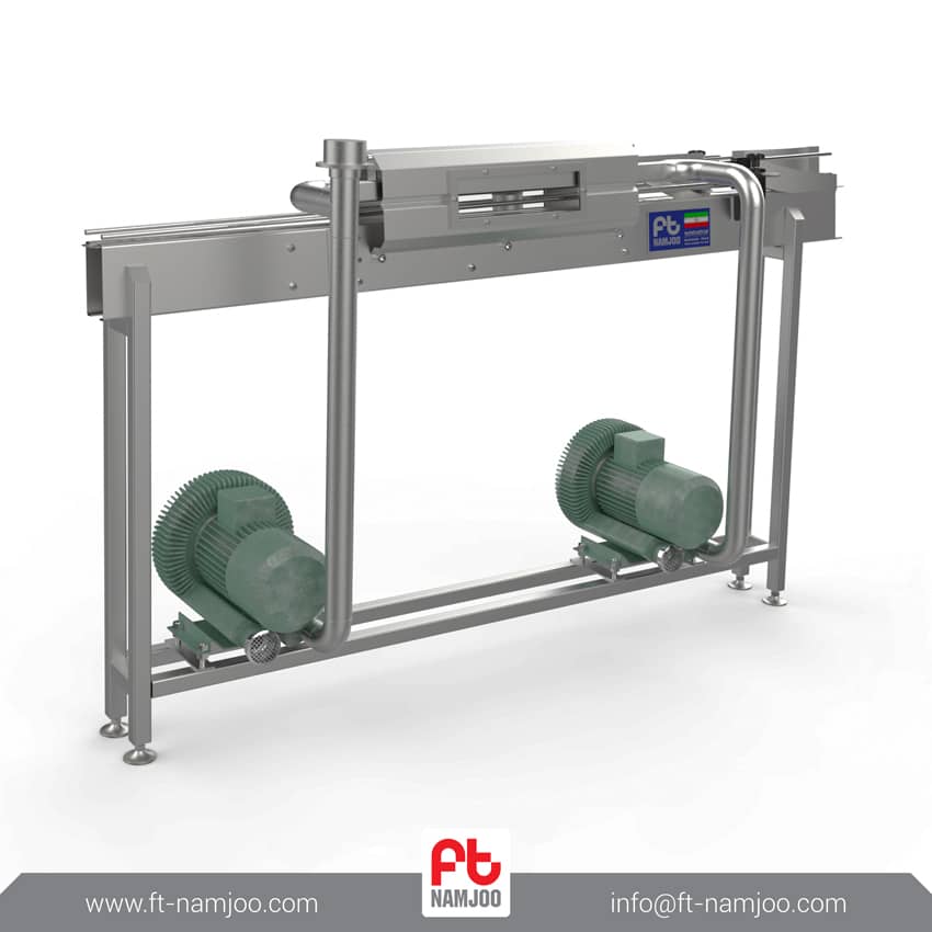 Production line for various non-meat canned products