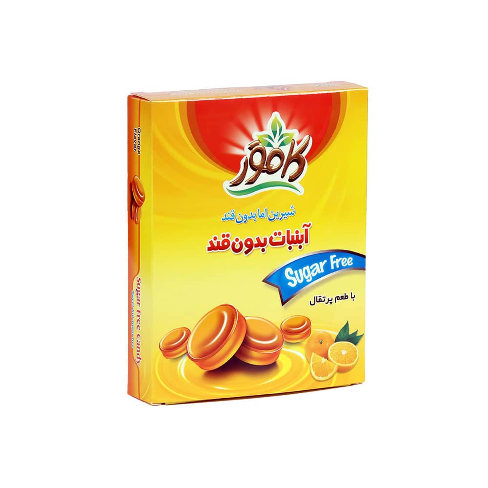 Kamvar Sugar-Free & Diet Peach Hard Candy - 130g