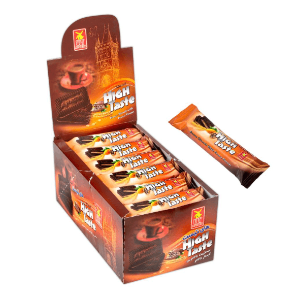 High Taste Mini Cocoa Cream Biscuit Box 4 Pcs