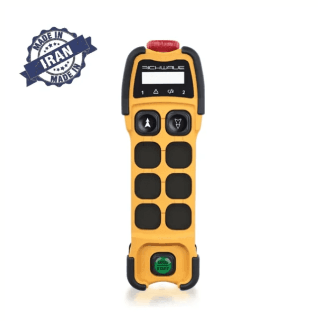 RichWave TE-S201A  /  TE-S202A 2-Button Single-Speed Overhead Crane Remote Control Transmitter