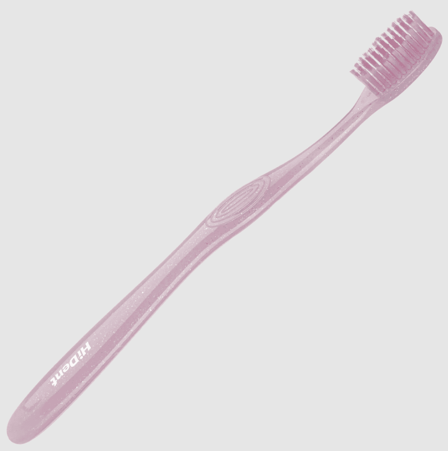 HiDent sea salt soft-medium toothbrush with cap