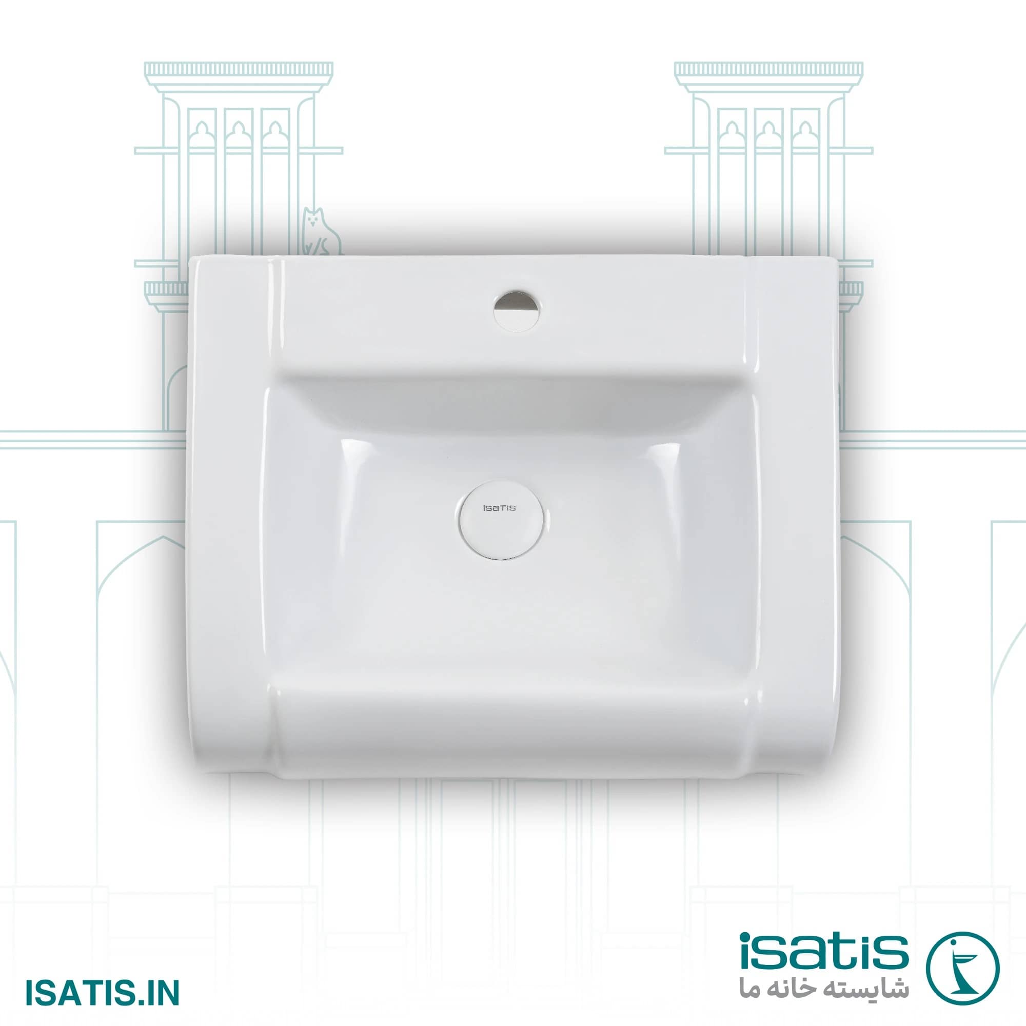 Isatis Imperial Pedestal Washbasin
