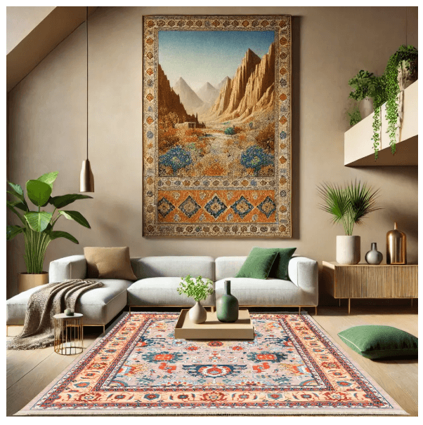 Polyester-Polyogen Rug, Traditional Collection,Gray 25CS0260