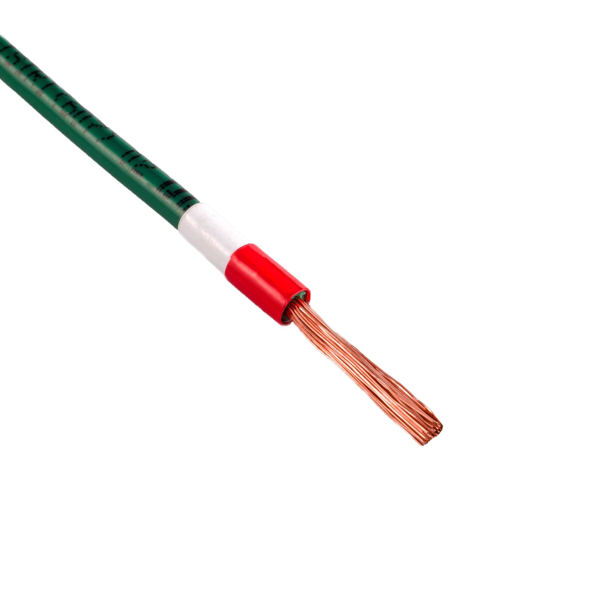 Flexible single-core wires with a cross-section of 4