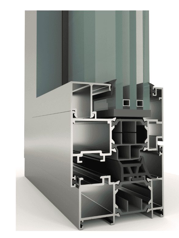 thermal break door and window system
