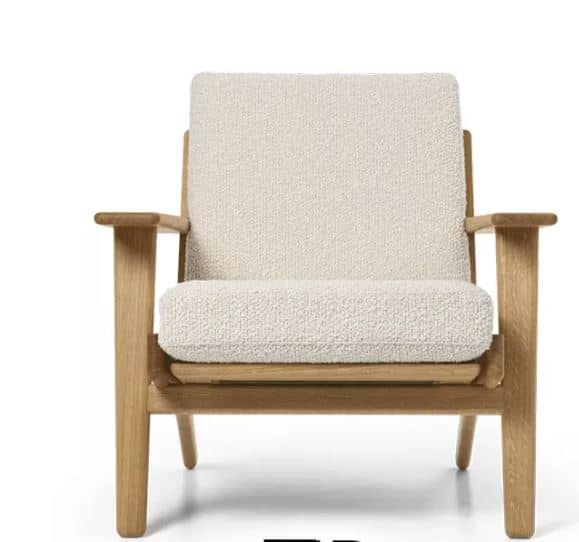 Zed Design Tiva Wooden Comfort Armchair with Solid Natural Beech Wood