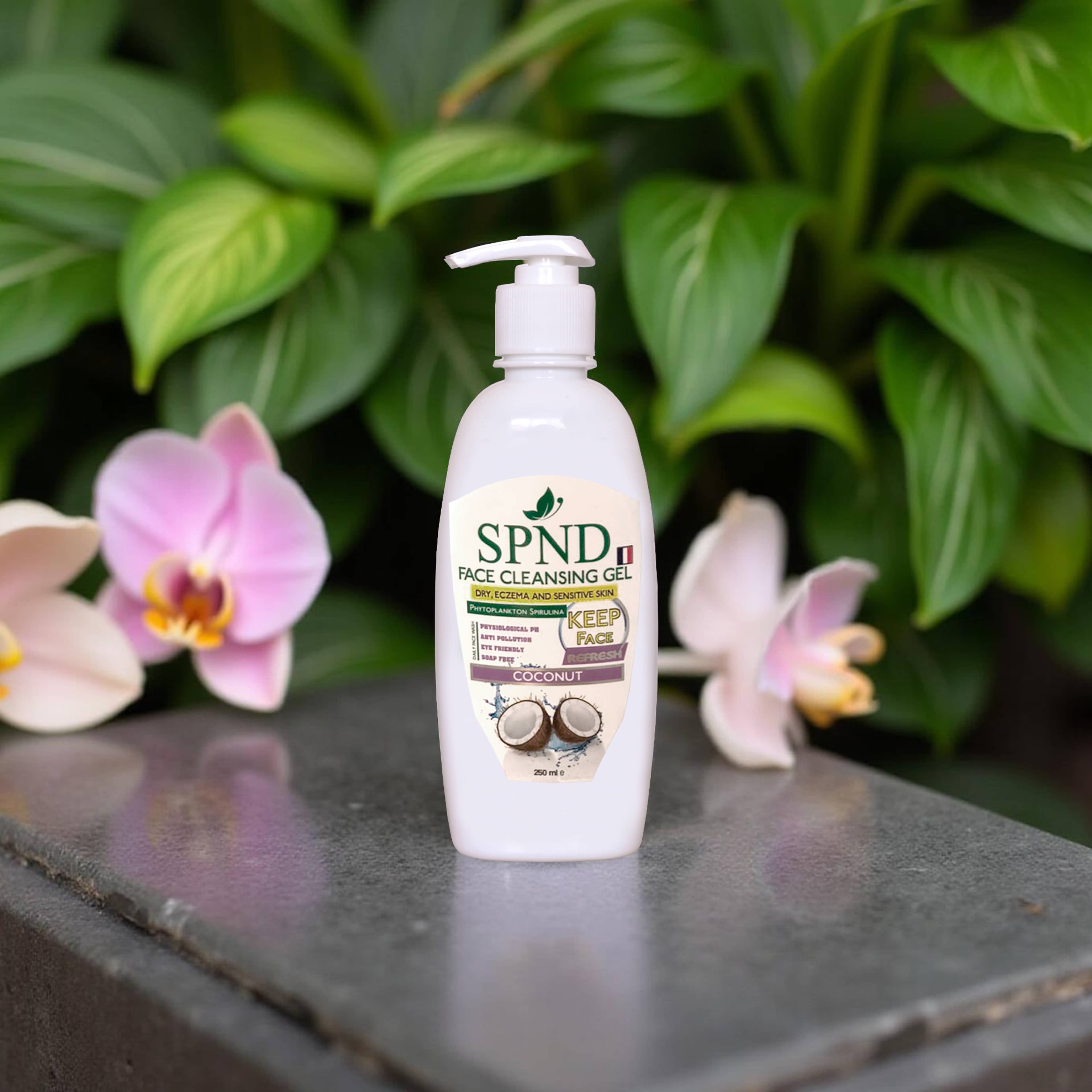 SPND Coconut Face Cleansing Gel  For Dry, Eczema & Sensitive Skin