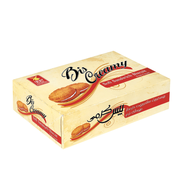 Base Cream Fruit Cream Filled Biscuit