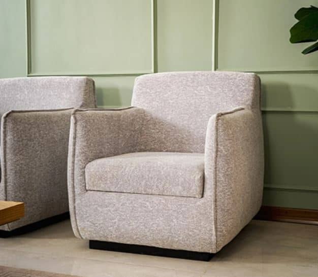 Zed Design Modern 8-Seater Solid Beech Wood Living Room Sofa Set