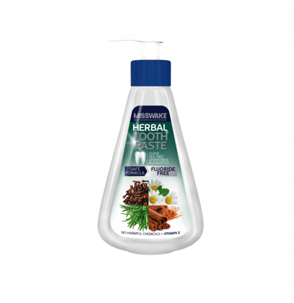 Herbal Fluoride-Free Pump Toothpaste 185 ml