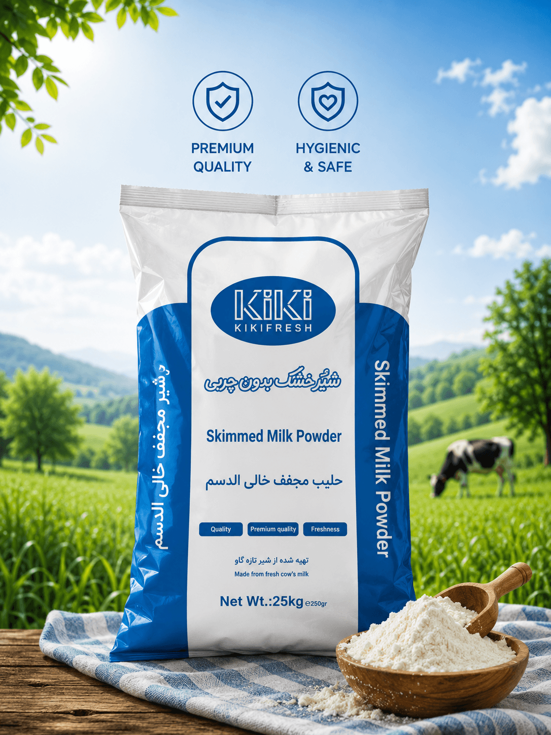 KIKIFRESH Premium Skimmed Milk Powder