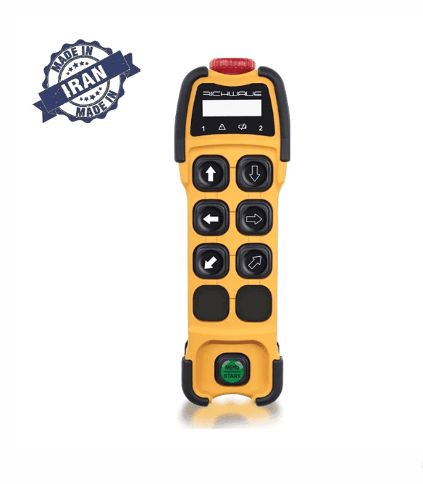 RichWave TE-S601A / TE-S602A  6-Button Single-Speed Overhead Crane Remote Control Transmitter