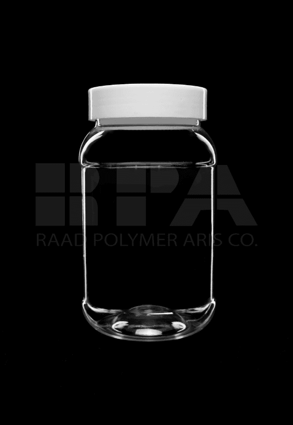 Round Labelled Jar, Neck 70 - 700 cc