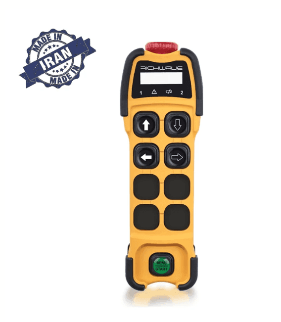RichWave TE-S401A   /  TE-S402A  4-Button Single-Speed Overhead Crane Remote Control Transmitter