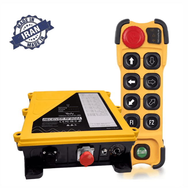 RichWave TF-RX/801A / TF-RX/802A  8-Button Single-Speed Overhead Crane Remote Control System