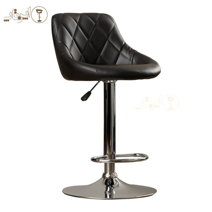 Open Jack Chair with Round Metal Base - Hydraulic Height Adjustment & 360 Swivel