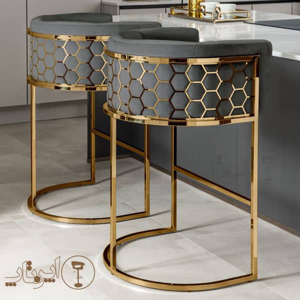 Open Rose Gold Jack Chair - Luxury Rose-Gold Metal Frame, Ergonomic Seating & Hydraulic Adjustment