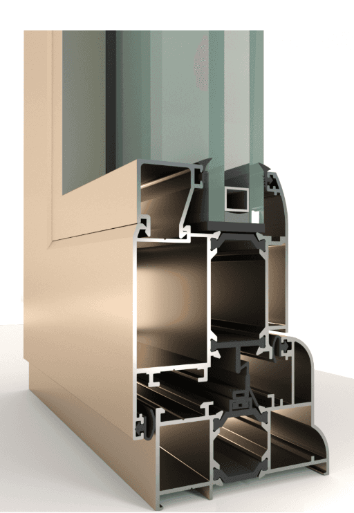   thermal break hinged door and window system TH60-B