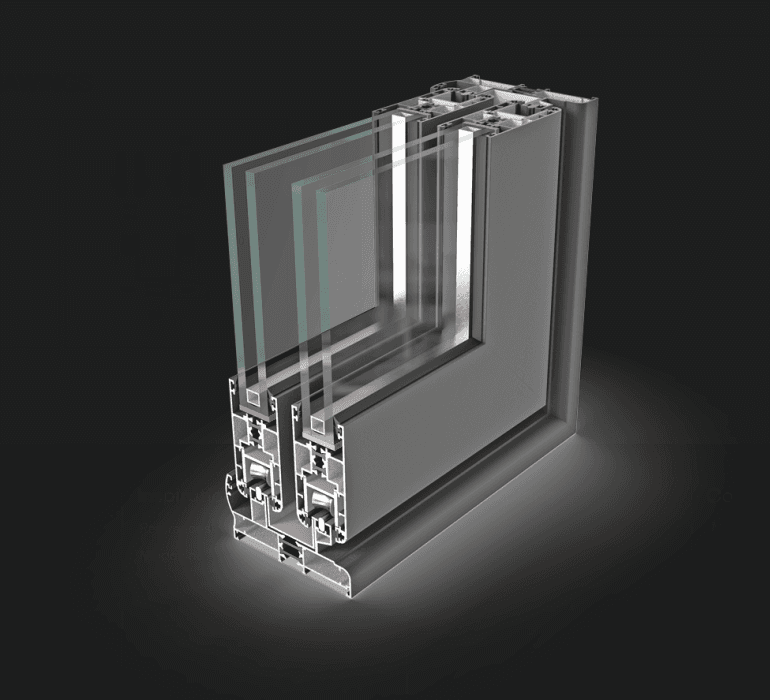thermal break sliding window system TS 94