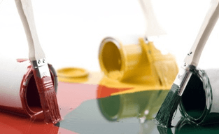 Solvent-based building paints