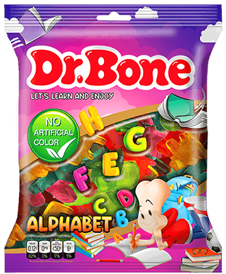 Dr.Bone Alphabet Jelly gum